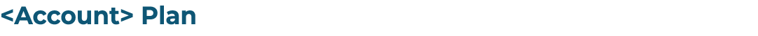  Account  Plan